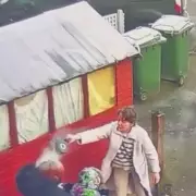 Neighbour from Hell: Shocking Moment Boiling Water Thrown Over Man in Vicious UK Attack