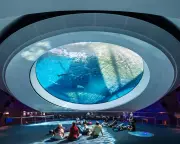 Nicholas Grimshaw's Eden Project: Inside the Spectacular Mall Overhead Aquarium & Mad Max-Inspired Design