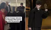 Owen Cooper's Unconventional Emmy Night: Teen Star Celebrates with Parents in Smoking Area After Historic Win