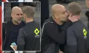 Pep Guardiola's Bizarre Touchline Kiss Steals Headlines as Martinelli's Stoppage-Time Stunner Denies Man City Victory at the Emirates