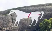 Police Probe as Historic White Horse Landmark Vandalised with St George's Cross | Wiltshire Heritage Defaced