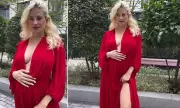 Pregnant Pixie Lott Glows in Sizzling Red Dress as She Flaunts Growing Baby Bump at Star-Studded Event