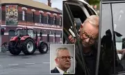 Prime Minister Anthony Albanese Confronted by Angry Farmers in Massive Tractor Protest | 'Not Welcome Here'
