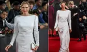 Princess Charlene of Monaco's Radiant Return: A Vision in White at Prestigious Ballon d'Or Ceremony