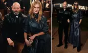 Rosie Huntington-Whiteley & Jason Statham's Rare London Outing: A Masterclass in Understated Glamour at Burberry Show