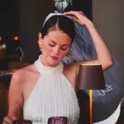 Selena Gomez Stuns in Bridal White Mini Dress for Pal's Hen Do in Paris | Exclusive