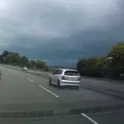 Shocking Dashcam Footage: Car Smashes Through Central Reservation on M62 in Terrifying Near-Miss