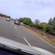 Shocking Dashcam Footage: Ford Fiesta Flips in Terrifying M1 Motorway Crash