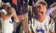 Shocking Moment: LSU Fan Puts Clemson Supporter in Chokehold During Heated College Football Clash | Daily Mail