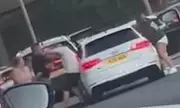 Shocking Motorway Brawl: Woman Dragged From Car By Hair In Six-Person Road Rage Battle | Daily Mail