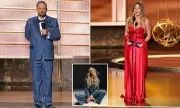 Sydney Sweeney Stuns at Emmys as Host Nate Bargatze Delivers Surprise Political Jab | Daily Mail