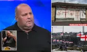 TikTok 'Big John' Fury Sparks Outrage: England Flags Torn Down in Bovington Bar Brawl