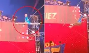 Trapeze Artist's 30ft Fall Horror: Shocking Moment Performer Plunges from High Wire During 'Splits' Stunt