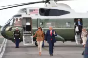 Trump's London Chopper Flight Sparks Outrage: 'Special Treatment' for Ex-President?