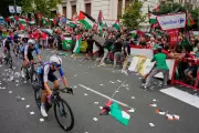 Vuelta a España Stage Halted by Pro-Palestine Protesters on Road