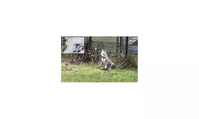 Abandoned in the Storm: Desperate Dog Left Tied to Pole During Connecticut Nor'easter