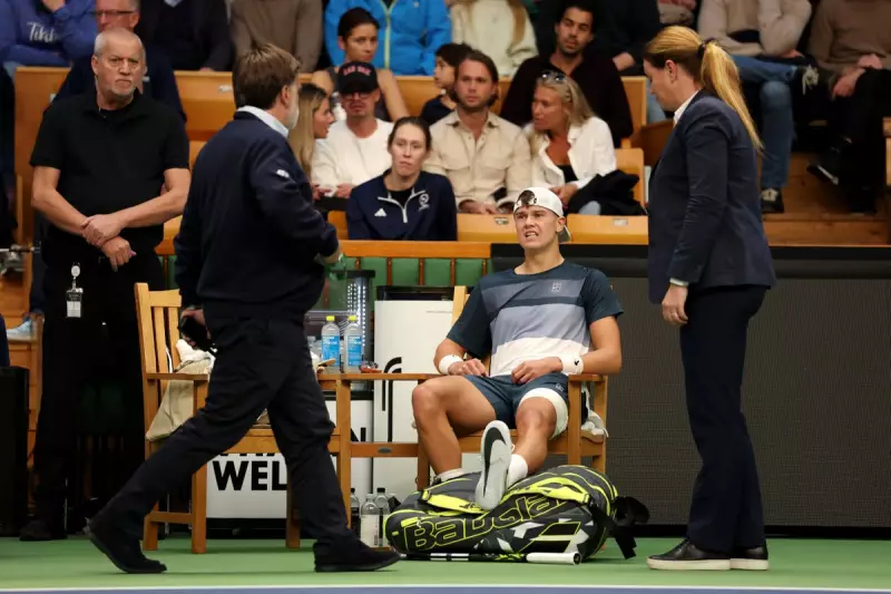 Achilles Agony Forces Holger Rune to Withdraw from Nordic Open