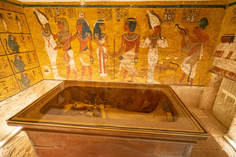 Ancient Cracks Emerge in Tutankhamun's Tomb: Climate Change Threatens Pharaoh's Eternal Rest