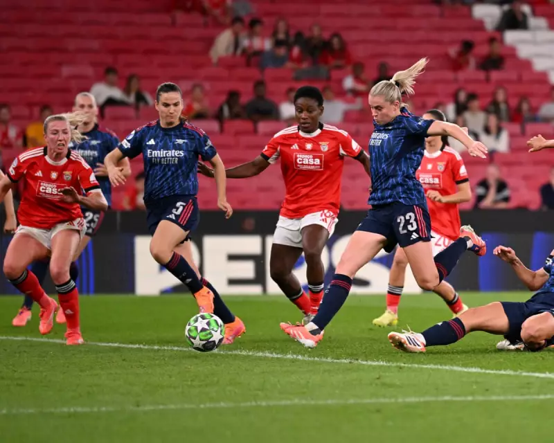 Arsenal's Women Suffer Crushing Defeat to Benfica in Champions League Opener