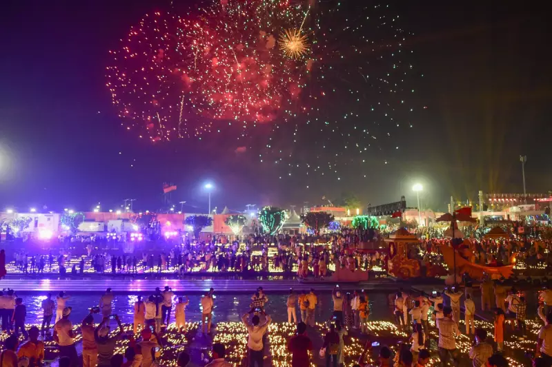 Ayodhya's Record-Breaking Diwali Illumination Casts Shadow Over Delhi's Pollution Crisis