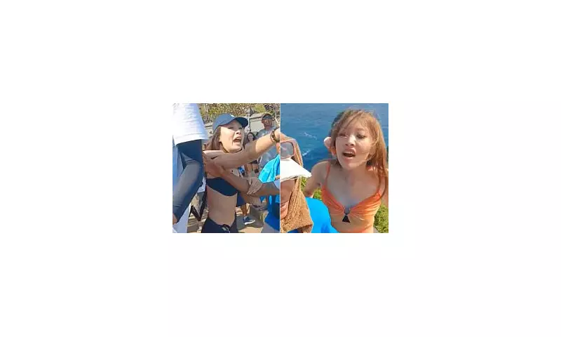 Bali Cliffside Brawl: Tourists Clash in Selfie Queue Chaos at Scenic Beauty Spot