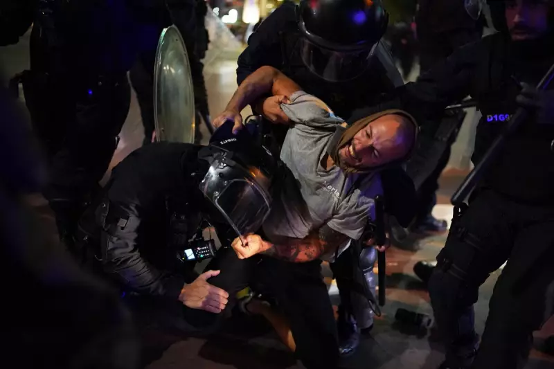 Barcelona's Streets Flood with Protesters in Massive Pro-Palestine Demonstration | Video