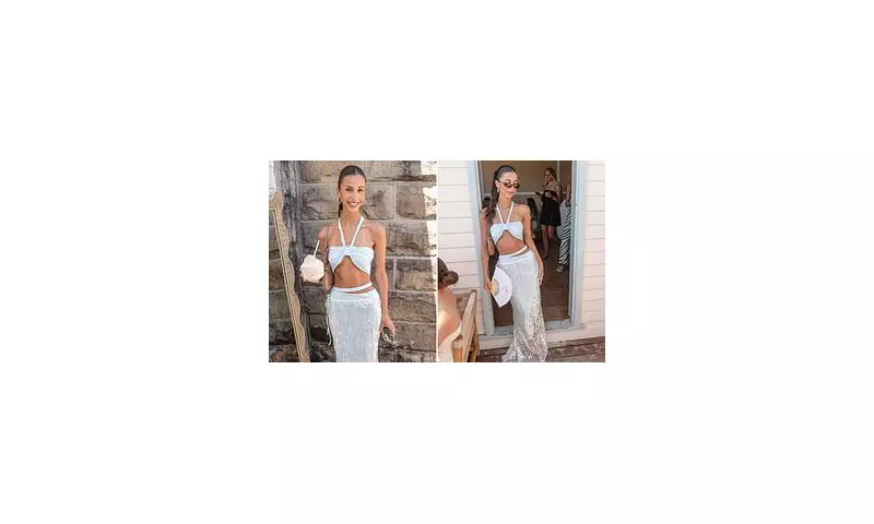 Bondi Reality Star Stuns in Revealing Cut-Out Dress at Sydney Jewellery Event