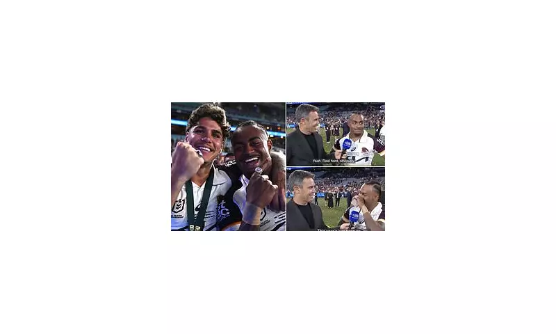 Brisbane Broncos Star Ezra Mam's Live TV F-Bomb Blunder Goes Viral After Grand Final Victory