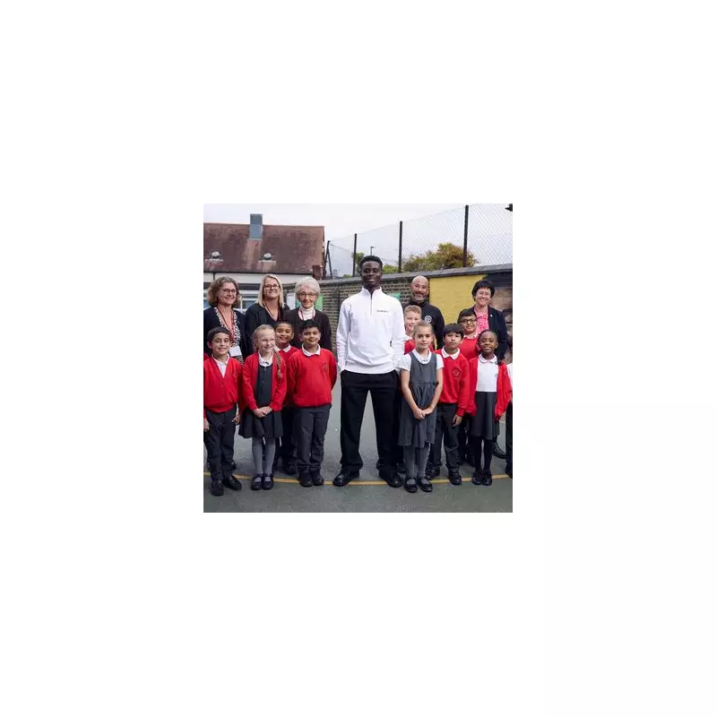 Bukayo Saka's Heartwarming Return: Arsenal Star Surprises Primary School With Inspiring Visit