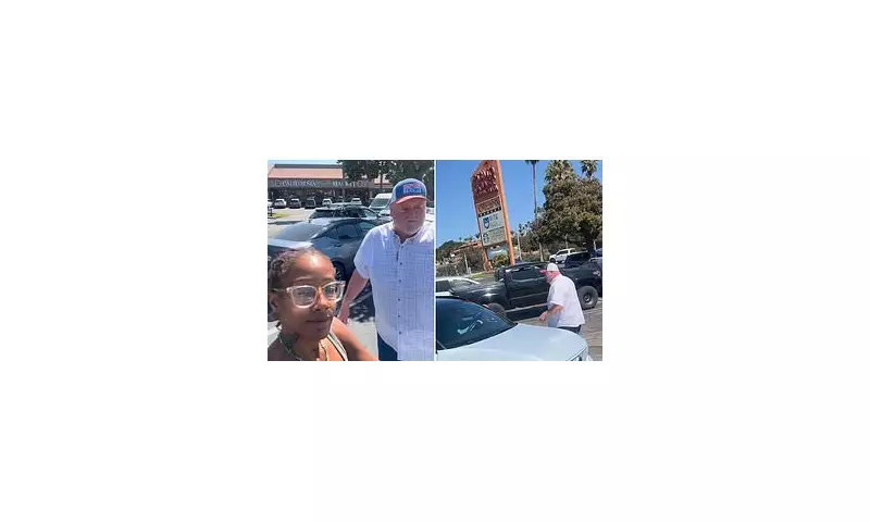 California Parking Lot Confrontation: Trump Supporter Faces Black Woman in Heated Political Clash
