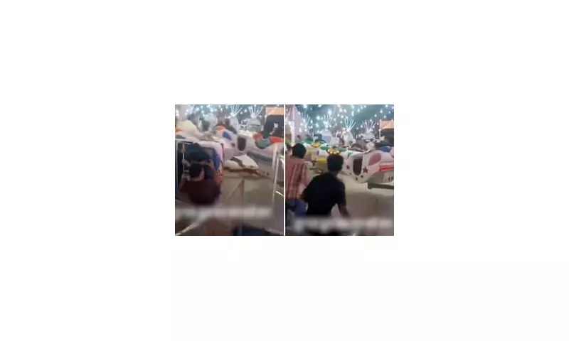 Carnival Ride Horror: Thrill-Seekers Dragged Along Ground in Terrifying Malfunction