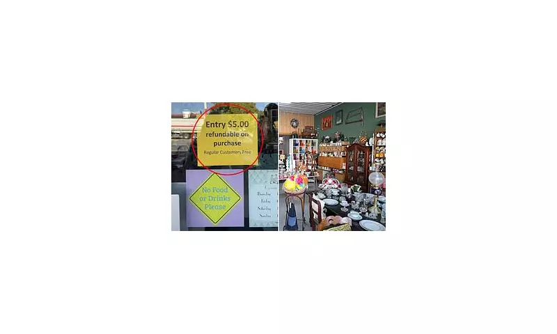 Charity Shop Charging Entry Fee Sparks Outrage in Australian Town | Goosey Gander Controversy