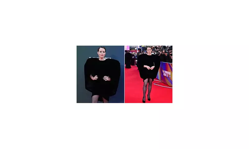 Claire Foy Stuns in Dramatic Black Gown at London Film Festival Premiere
