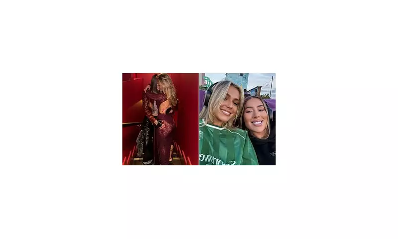 Demi Sims Stuns in Daring Lace Dress During Night Out with Girlfriend Jazz Saunders in Chelsea