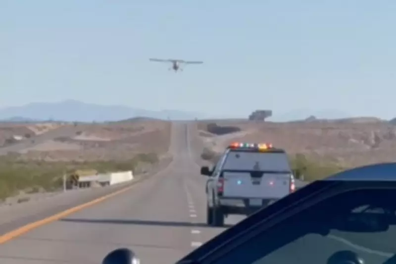 Dramatic Emergency Landing: Pilot's Quick Thinking Saves Flight After Mid-Air Emergency Over Nevada Desert