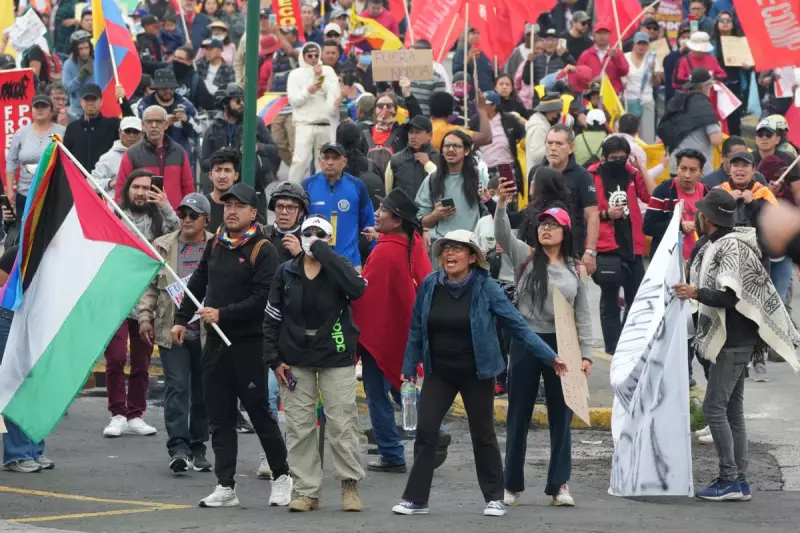 Ecuador in Turmoil: Protesters Storm Presidential Palace in Quito Showdown