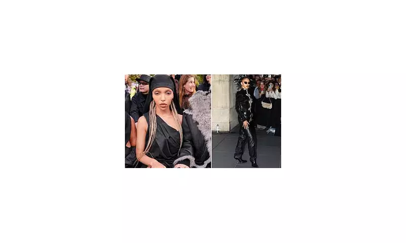 FKA Twigs Stuns in Edgy Schiaparelli Ensemble at Paris Fashion Week | Daring Leather Look