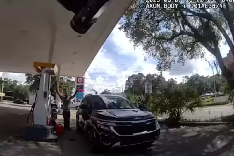 Florida Gas Station Shooting: Heroic Clerk's Lucky Escape Caught on Camera