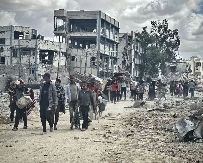 Gaza's Ghost City: The Heartbreaking Journey Home Through Rubble and Ruin