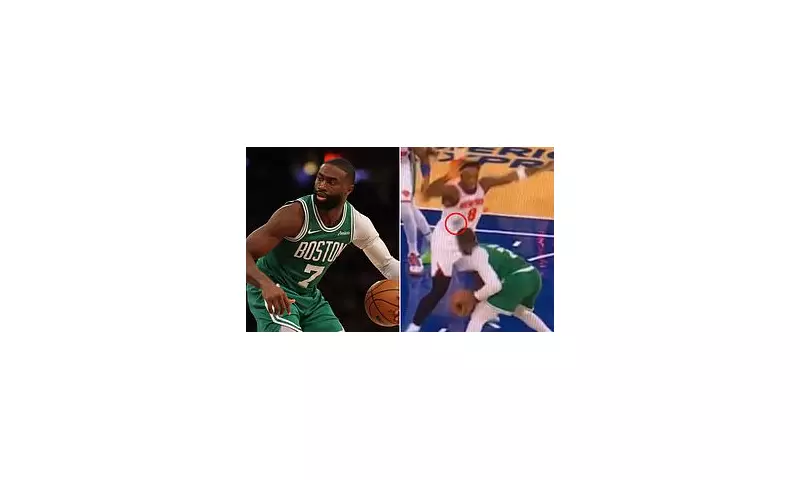 Hair-Raising Humiliation: Celtics Star Jaylen Brown's Awkward Hairline Mishap During Knicks Defeat