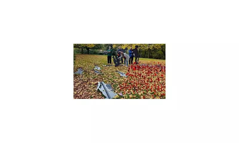 Hearts Break as Vandals Destroy Wooden Soldier Memorial in Staffordshire Village