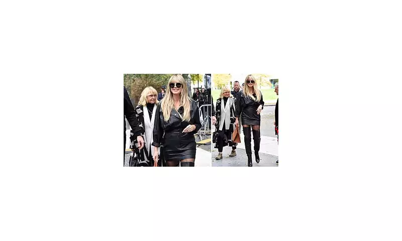 Heidi Klum Stuns in Daring Outfit While Filming in Germany - See the Photos!