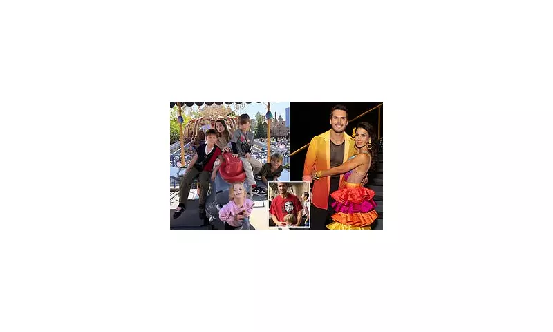 Hilaria Baldwin and Gleb Savchenko Enjoy Magical Disneyland Outing With Their Children