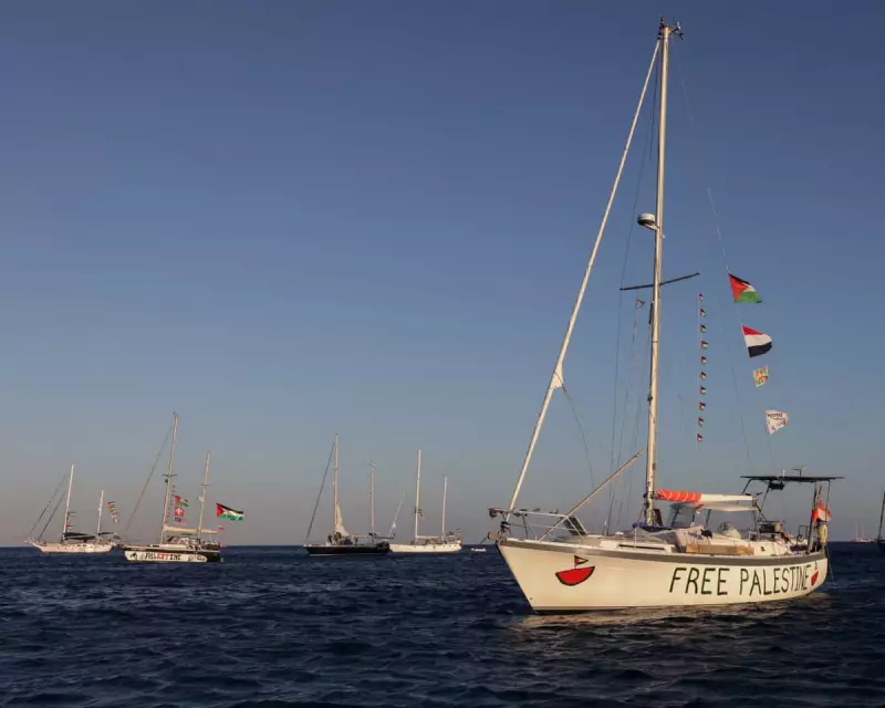 Israeli Naval Forces Accused of Harassing Pro-Palestine Flotilla En Route to Gaza