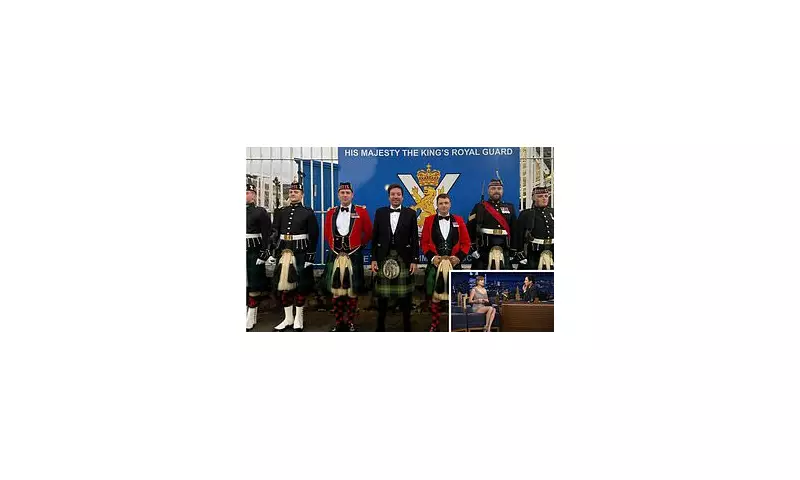 Jimmy Fallon's Surprise Visit to Scottish Barracks: Late-Night Host Dines with Soldiers in Highland Garrison