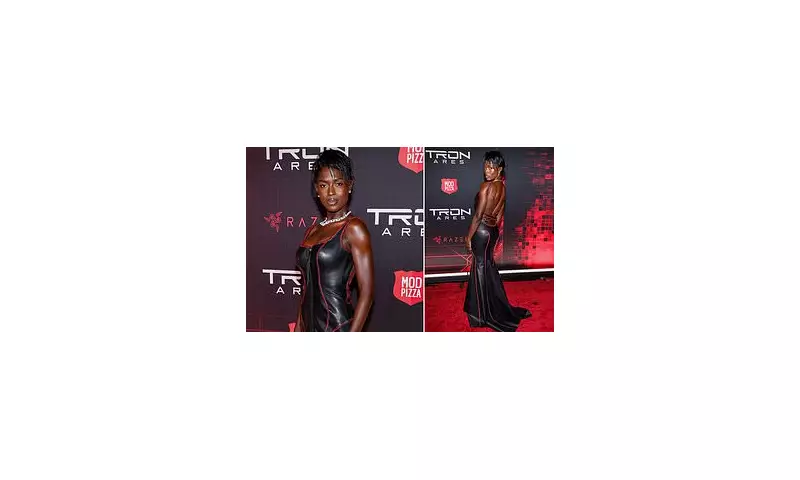 Jodie Turner-Smith Stuns in Daring Backless Gown at Tron: Ares Premiere While Dodging Taylor Swift Question