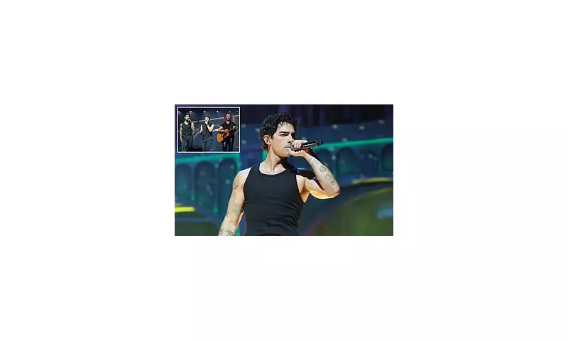 Joe Jonas Faces Cocaine Speculation After White Powder Incident at Concert - Singer Issues Firm Denial