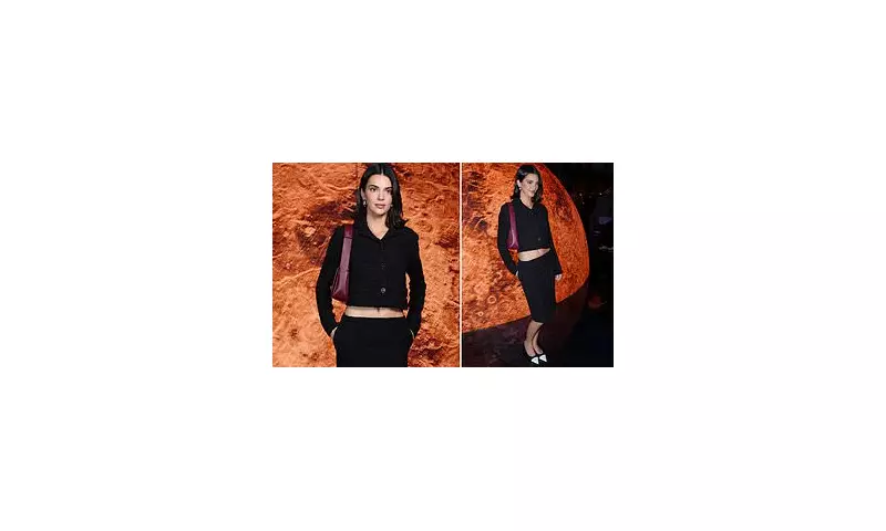 Kendall Jenner Masters Parisian Chic in Sleek Black Pencil Skirt at Chanel Show | Paris Fashion Week