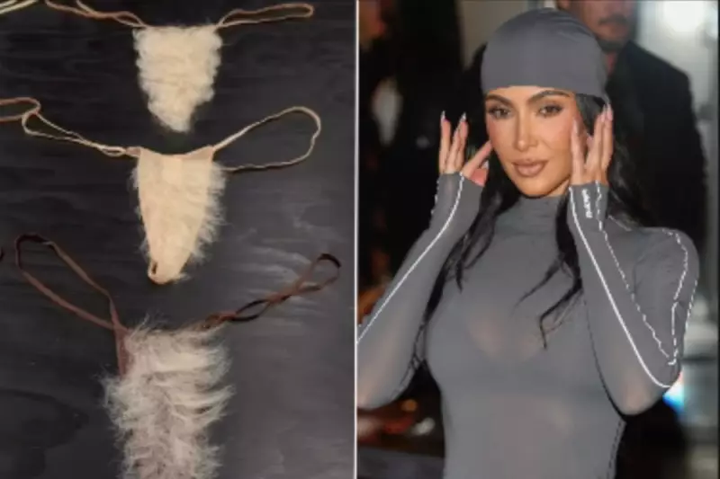 Kim Kardashian's SKIMS Unveils Bizarre Faux Hair Panty Range - Fashion Revolution or Step Too Far?
