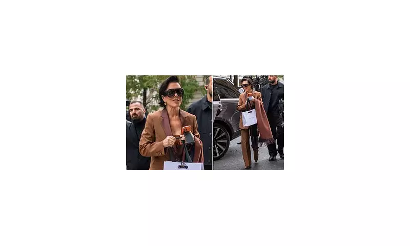 Kris Jenner's London Style: Momager Rocks Chic Brown Suit During Shopping Spree After Kim Kardashian's Birthday Bash
